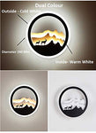 3d Mountain Deer Wall Light