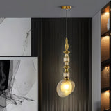 Spire Gold LED Pendant Lamp