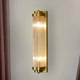 Kaira Modern Fluted Glass Designer LED Wall Light