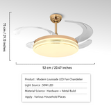 Louisiade LED Smart Voice Assist Fan Chandelier