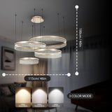 Naira LED Smart Voice Assist Chandelier