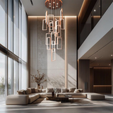 Nevan Double Height Smart Modern LED Chandelier