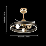 80 Watt Lyon Smart Fan Chandelier