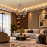 Strova Golden Crystal Chandelier