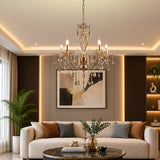 Strova Golden Crystal Chandelier