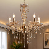 Strova Golden Crystal Chandelier