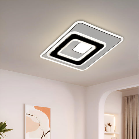 Square Plaza Smart Modern LED Chandelier