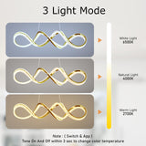 Rise Modern LED Smart Linear Chandelier