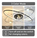 Faro LED Smart Voice Assist Fan Chandelier