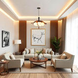 Hemar Modern Floral Globe Pendant Light