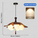 Hemar Modern Floral Globe Pendant Light