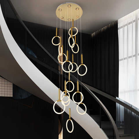 Apolo LED Double Height Chandelier