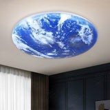 Obel 3D Earth Globe LED Ceiling Light