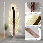 15 Watt Petal Gold Modern Indoor Wall Lamp