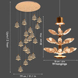 ATHENS DOUBLE HEIGHT CHANDELIER
