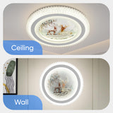 Aldo White Modern LED Ceiling Light