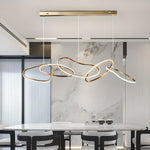 Amuse Gold LED Smart Voice Assist Chandelier