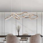 Amuse Gold LED Smart Voice Assist Chandelier