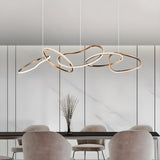 Amuse Gold LED Smart Voice Assist Chandelier