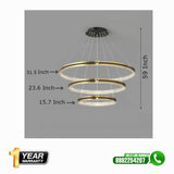 Ansel Smart Voice Assist LED Chandelier