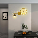Astronaut Gold LED Wall Lamp