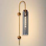 Auric Smoky Modern Wall Lamp