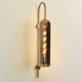 Auric Smoky Modern Wall Lamp