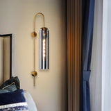 Auric Smoky Modern Wall Lamp