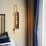 Auric Smoky Modern Wall Lamp