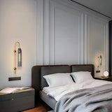 Auric Smoky Modern Wall Lamp