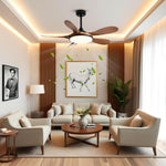 Aurum Smart Voice Assist Fan Chandelier