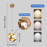 Aylin Crystal Glass Pendant Lamp