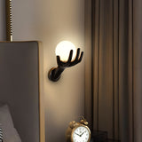 Zen Artistic Hand Globe Wall Lamp
