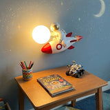 Drovin Astronaut Rocket Moon Wall Lamp for kids