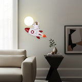 Drovin Astronaut Rocket Moon Wall Lamp for kids