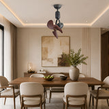 Boreal Black 3 Wooden Blade Ceiling/Wall Fan