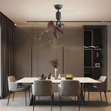 Boreal Black 3 Wooden Blade Ceiling/Wall Fan