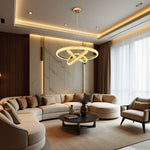 Brielle Gold Modern LED Chandelier