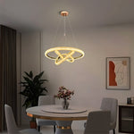Brielle Gold Modern LED Chandelier