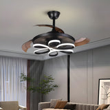 Brisa LED Fan Chandelier