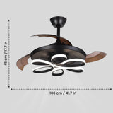 Brisa LED Fan Chandelier