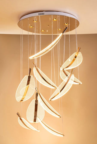 White Meadows LED Smart Voice Assist Chandelier