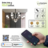 Camacian LED Smart Voice Assist Chandelier