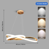 Candis Gold Modern LED Chandelier