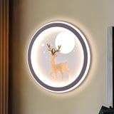 Caribou White Smart Wall Lamp