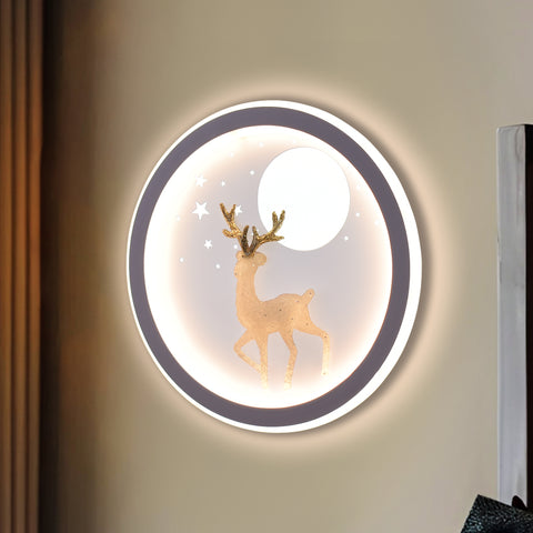 Caribou White Smart Wall Lamp