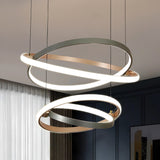 Carola Modern Smart LED Linear Chandelier