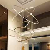 Interstellar 6-Ring Double Height Chandelier