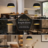Poncio Black Modern LED Light