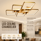 Zest Gold Smart Voice Assist LED Chandelier